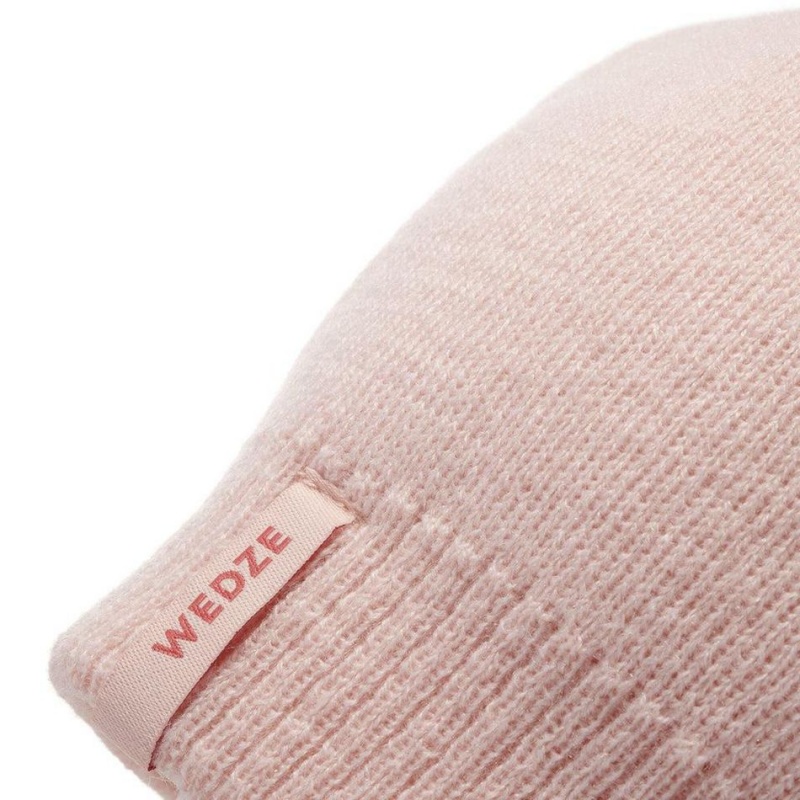 Women's Decathlon Wedze Simple Ski Hats Pink | LZW386104